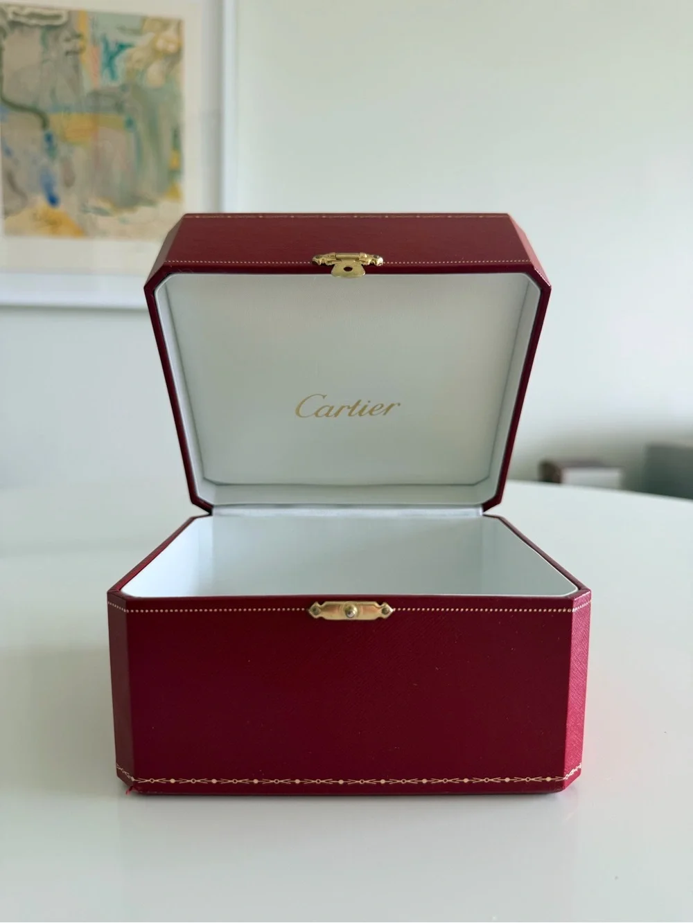 Cartier Red Watch Presentation Watch